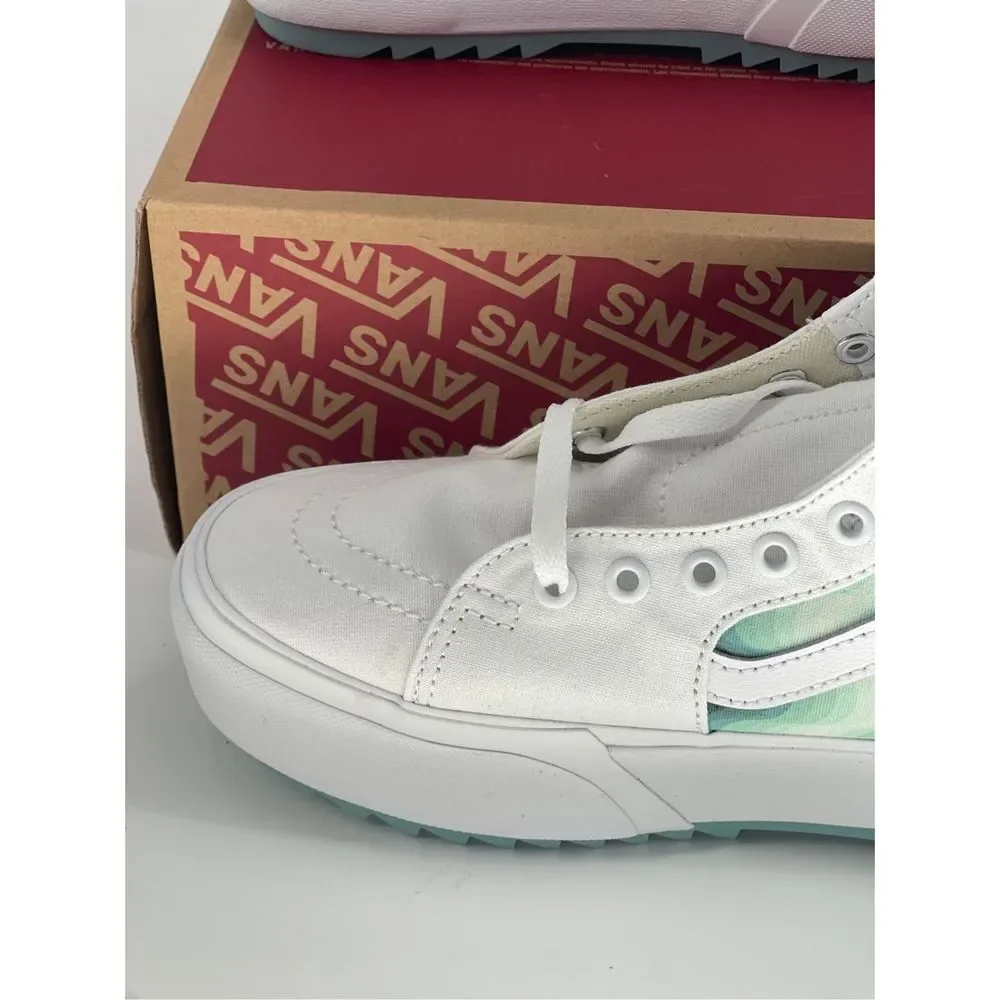 Vans Sneakers Platform Sk8 Hi Stacked Women 9.5 Mint Gradient Green White New‎